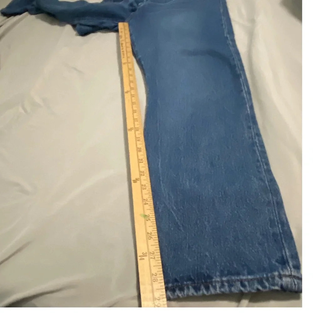 Levis‎ Premium 501 Original Fit Jeans Mens 29x30 Med Wash Blue Button Fly Big E